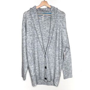 NEW Free People Gray Eucalyptus Cardigan Sweater